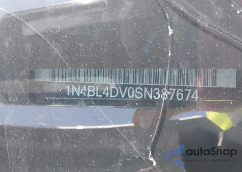 2025 Nissan Altima Sv Fwd from USA, damaged, VIN 1N4BL4DV0SN387674